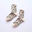 Dame leopardsokker 14