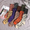Dame leopardsokker 1
