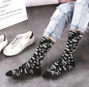 Dame leopardsokker 4