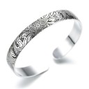 Dame massiv åben armbånd A1658 1