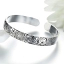 Dame massiv åben armbånd A1658 2