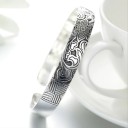 Dame massiv åben armbånd A1658 3