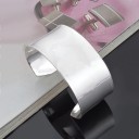 Dame massiv åben armbånd A1675 4