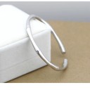 Dame massiv åben armbånd H59 4