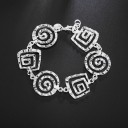 Dame massivt armbånd H139 3