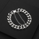 Dame massivt armbånd H474 6