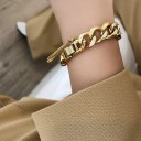 Dame massivt armbånd H474 3