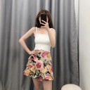 Dame mini-nederdel med wrap-detaljer A1176 4
