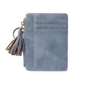 Dame mini pung med nøglering Kortlommer Lynlås lomme Dekorativ kvast PU læder og polyester 11,5 x 9 x 1 cm 2