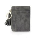 Dame mini pung med nøglering Kortlommer Lynlås lomme Dekorativ kvast PU læder og polyester 11,5 x 9 x 1 cm 4