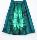 Dame nederdel med blomsterprint J1068 15