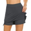 Dame nederdel med indsyede shorts 6