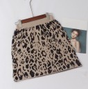 Dame nederdel med leopardmønster A1143 5