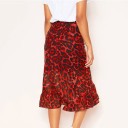 Dame nederdel med leopardprint 3