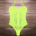 Dame neon bodyer i blonde 4
