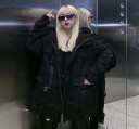Dame oversized jakke, sort 5
