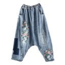 Dame oversized jeans A334 2