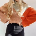 Dame oversized rullekrave G368 1