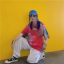 Dame oversized T-shirt A1092 5