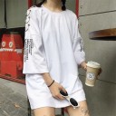 Dame oversized T-shirt B183 5