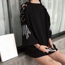 Dame oversized T-shirt B183 4