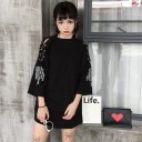 Dame oversized T-shirt B183 3