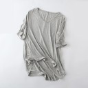 Dame oversized T-shirt B377 8