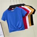 Dame plisseret T-shirt A1085 2