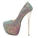 Dame pumps med glimmer J2426 10
