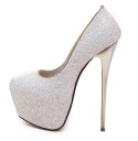 Dame pumps med glimmer J2426 9