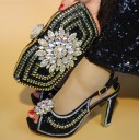 Dame pumps med glimmer og pailletter J2427 1