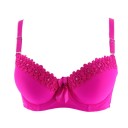 Dame push-up bh med blomster 16