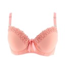 Dame push-up bh med blomster 1