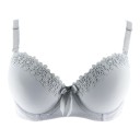 Dame push-up bh med blomster 2