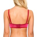 Dame push-up bh med blomster 4