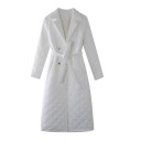 Dame quiltet frakke P1366 7