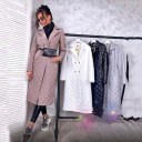 Dame quiltet frakke P1366 1
