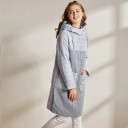 Dame quiltet frakke P1465 3