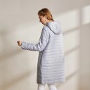 Dame quiltet frakke P1465 4