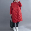 Dame quiltet frakke P2330 4
