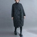 Dame quiltet frakke P2330 3