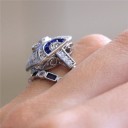Dame ring 2 stk. D1833 5