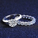 Dame ring 2 stk. D2183 2
