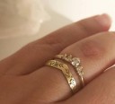 Dame ring 2 stk. D2849 1