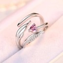 Dame ring 2 stk. D895 1