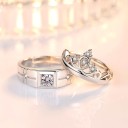 Dame ring 2 stk. D918 3