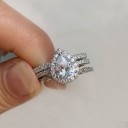 Dame ring 3 stk. D2368 2