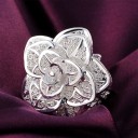 Dame ring blomst D1135 5