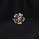 Dame ring blomst D1195 3