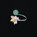 Dame ring blomst D1320 2